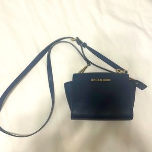 Michael Kors Navy Crossbody Bag